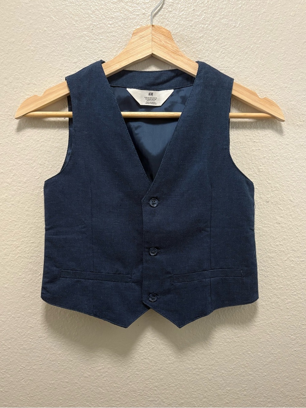 H&M Linen Blend Suit Vest